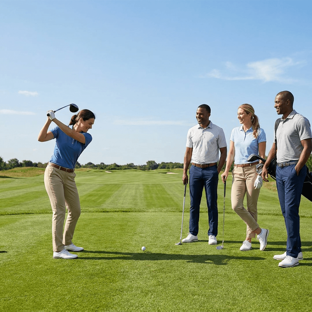 Team golf outing